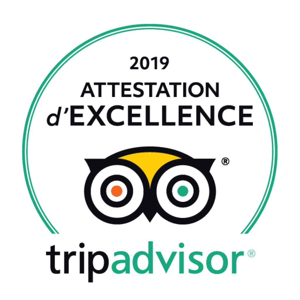 logo attestation d'excellence TripAdvisor